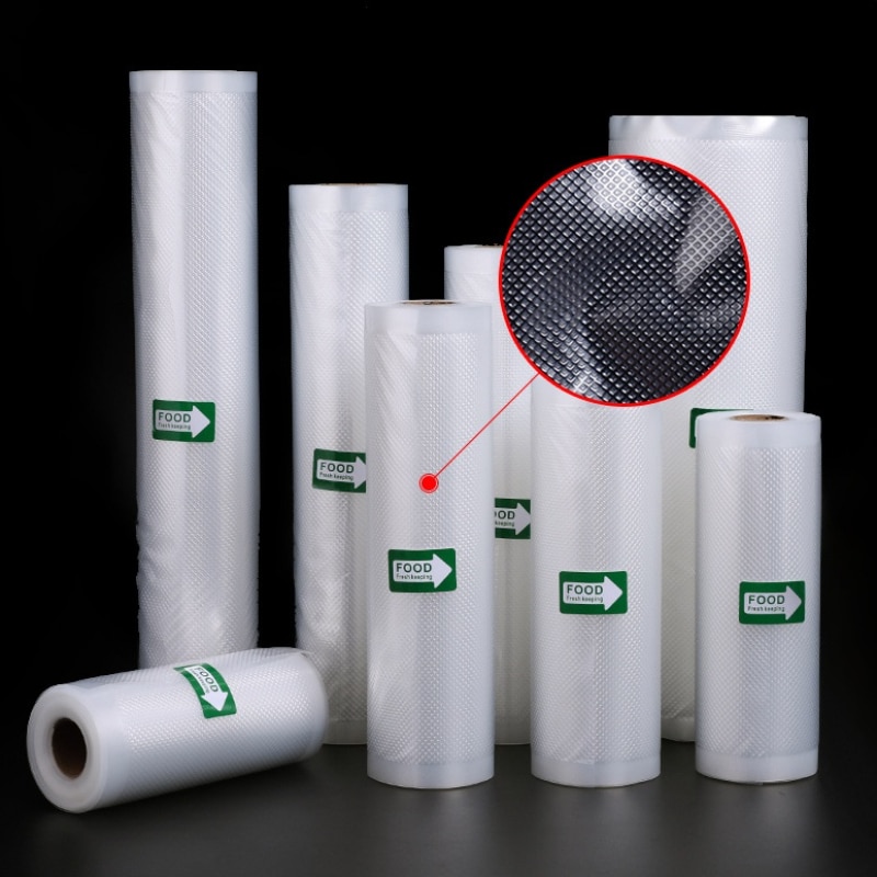 Thicker Kitchen Vacuum Sealing Bags Reusable Rolls Fresh-keeping Food Saver refrigerator Storage Bag Packages for freezing