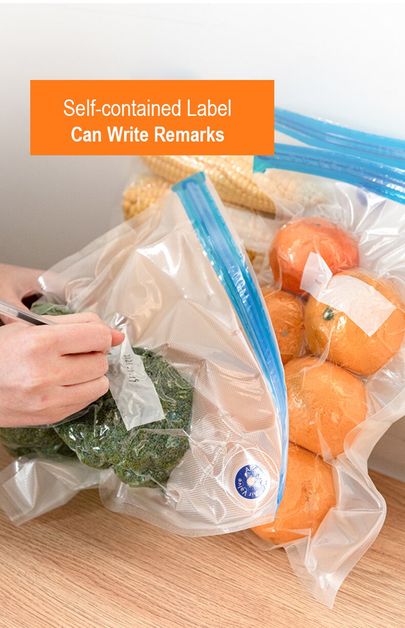 5/10pcs Vacuum Bags for Food Vacuum Sealer Food Fresh Long Keeping 22*21cm/26*28cm Food Packer Bags Vacuum Zipper Bags