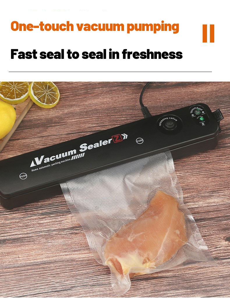 Food Keep Fresh Storage Sealing Machine 110-220V Household Vacuum Sealing Food Packing Bag Storage Sealling Accessories Tools