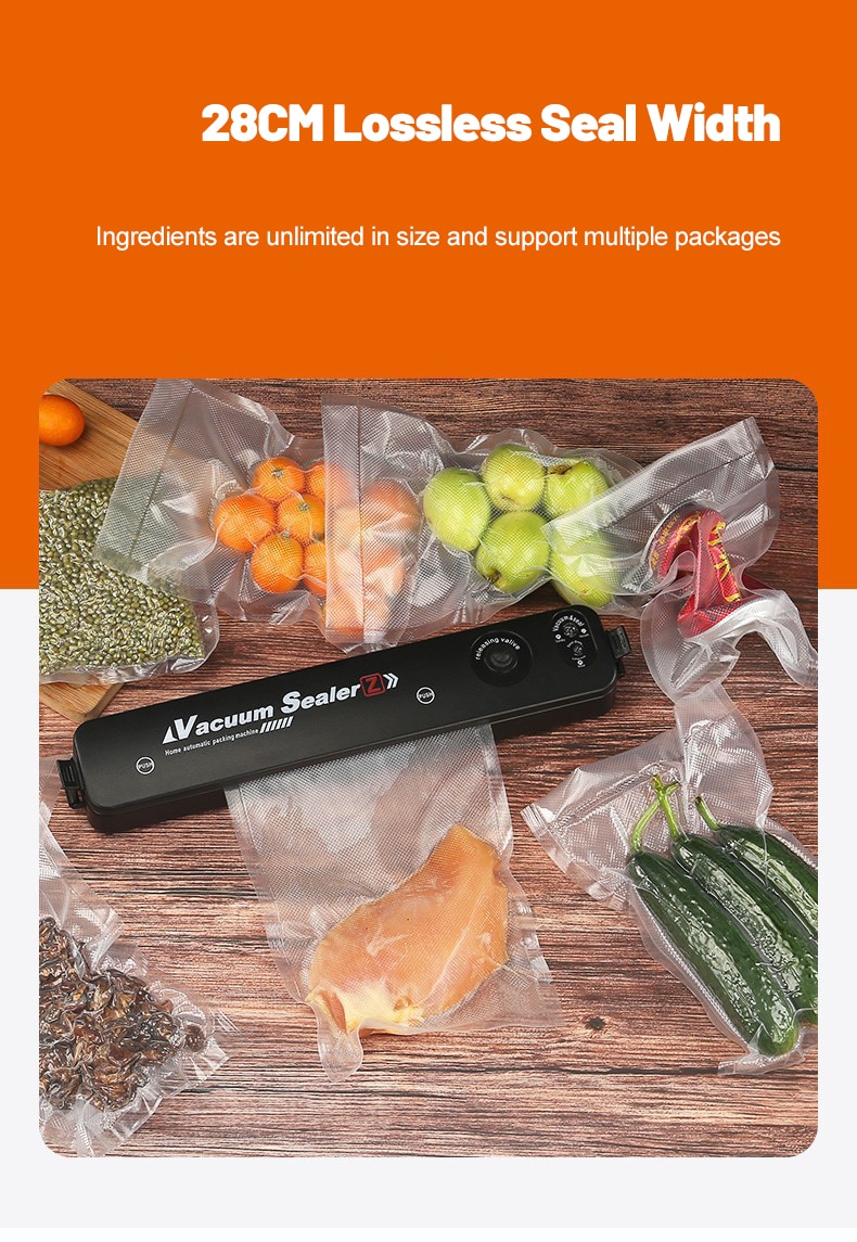 Food Keep Fresh Storage Sealing Machine 110-220V Household Vacuum Sealing Food Packing Bag Storage Sealling Accessories Tools