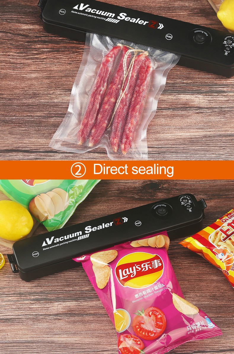 Food Keep Fresh Storage Sealing Machine 110-220V Household Vacuum Sealing Food Packing Bag Storage Sealling Accessories Tools