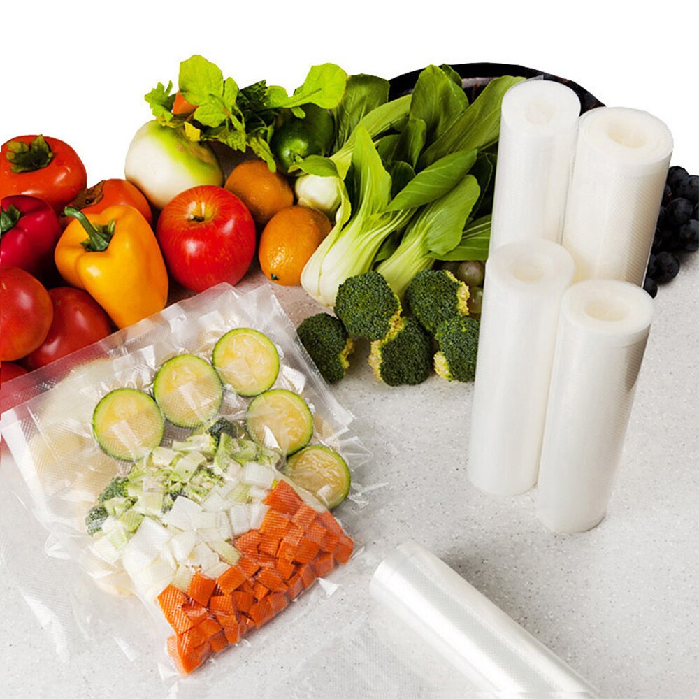 12/15/20/25/28cm*500cm Kitchen Food Vacuum Bag Storage Bags For Vacuum Sealer Packaging Rolls Food Fresh Saver Vacuum Bags