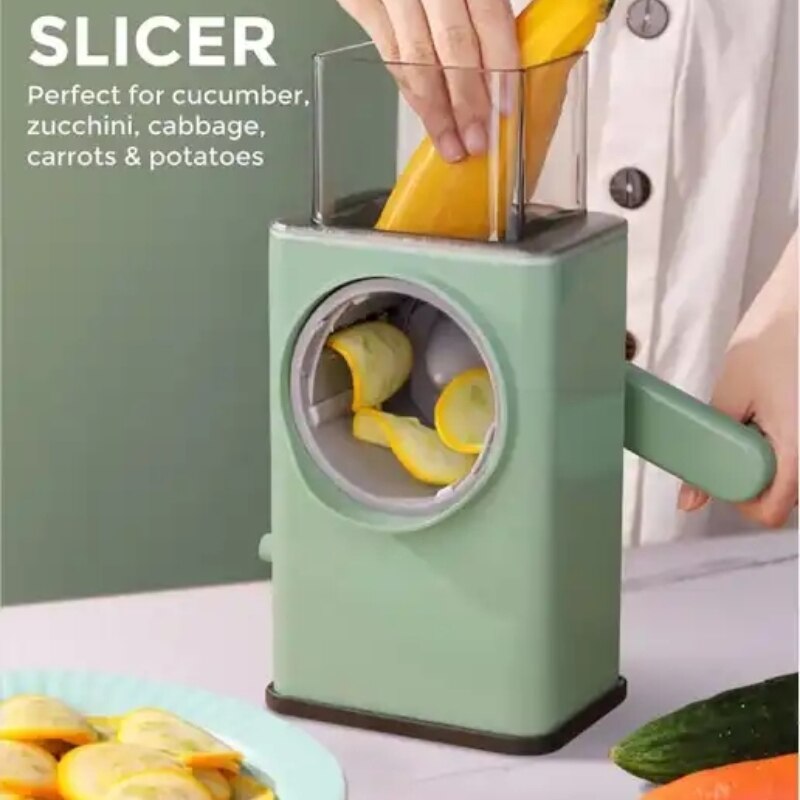 3 In 1 Set Manual Vegetable Slicer Roller Multifunction Veget Cutter Food Graters Chopper Shredders Kitchen Accessories
