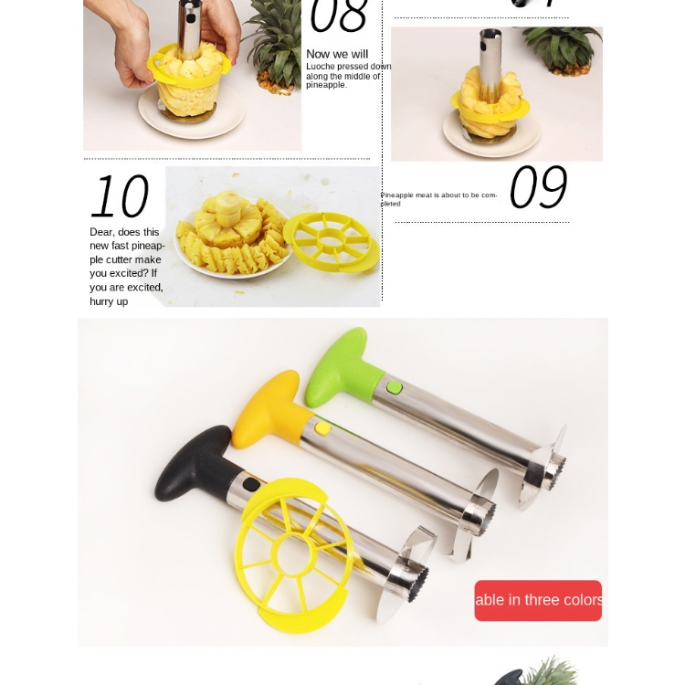 Pineapple Slicer Peeler Cutter Parer Knife Stainless Steel Kitchen Fruit Tools Cooking Tools kitchen accessories kitchen gadgets Pineapple Slicer Peeler Cutter Parer Knife Stainless Steel Kitchen Fruit Tools Cooking Tools kitchen accessories kitchen gadgets