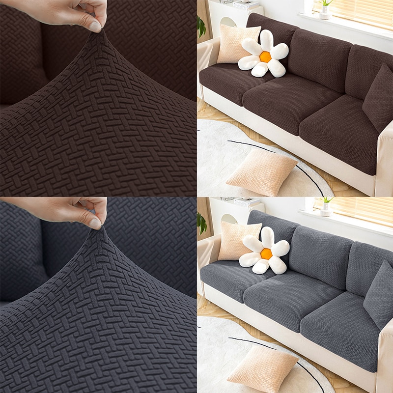 New Jacquard Sofa Seat Covers Stretch Sofa Cover For Living Room Modern Sofa Cushion Covers Plaid Sofas Covers For Home Hotel
