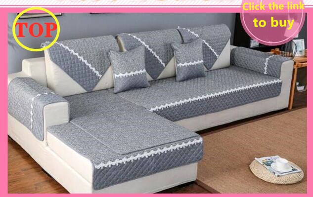 European Chenille Plush Sofa Towel Cover Solid Color Thicken Quilted Sofa Covers Non-slip Couch Cushion for Living Room Decor