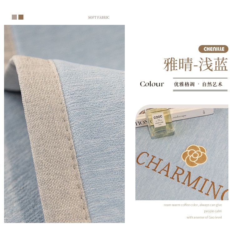 European Chenille Plush Sofa Towel Cover Solid Color Thicken Quilted Sofa Covers Non-slip Couch Cushion for Living Room Decor