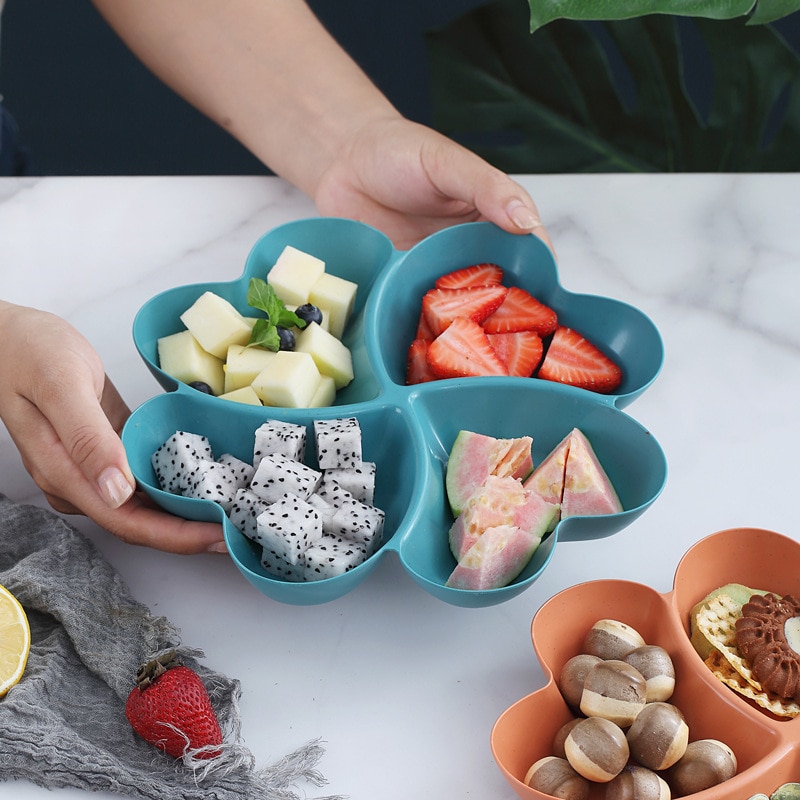 1Pc Food Storage Tray Nut Platter Candy Snacks Server Dish Divided Dried Fruit Snack Plate Appetizer Serving Platter 1Pc Food Storage Tray Nut Platter Candy Snacks Server Dish Divided Dried Fruit Snack Plate Appetizer Serving Platter