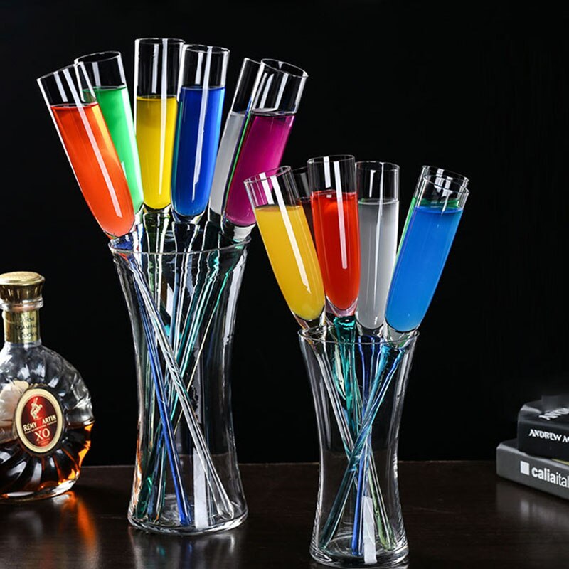 120/150ml Crystal Colorful Champagne Glass Flute Creative Goblet Beach Glass Cocktail Wine Cup Bar Party Wedding Drinkware Gifts