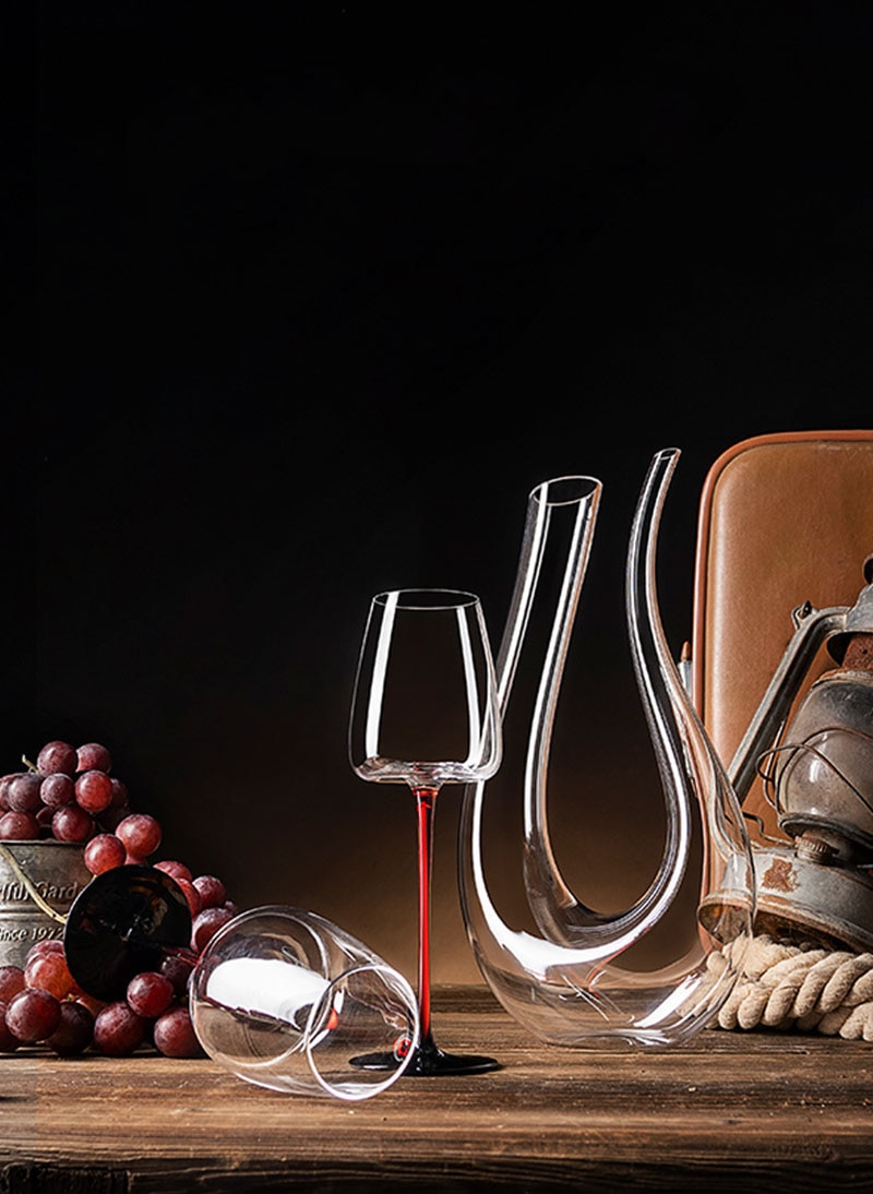 Luxury Wine Glasses Set High Leg Crystal Wine Glass Champagne Whiskey Drinkware Goblet Bar Wine Cups Crystal Glass Decanter