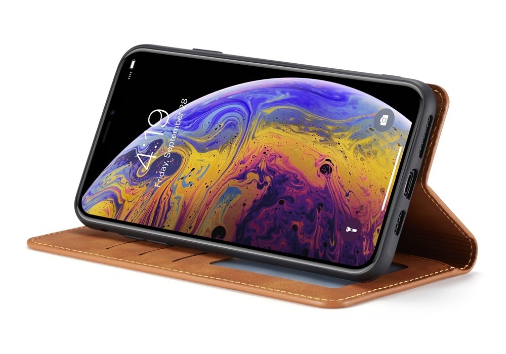 Ultra Thin Suede Leather Wallet Case for iPhone 11 12 13 14 Pro Max Mini XR XS 8 7 6s 6 Plus SE 2020 5S Flip Cover Strong Magnet