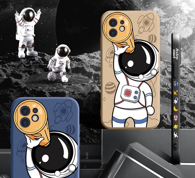 Cute Astronaut Hand Lanyard Phone Case For iPhone 15 Pro Max 11 12 13 14 Pro Max XS Max XR X 8 7 Plus SE Soft Bumper Back Cover Cute Astronaut Hand Lanyard Phone Case For iPhone 15 Pro Max 11 12 13 14 Pro Max XS Max XR X 8 7 Plus SE Soft Bumper Back Cover