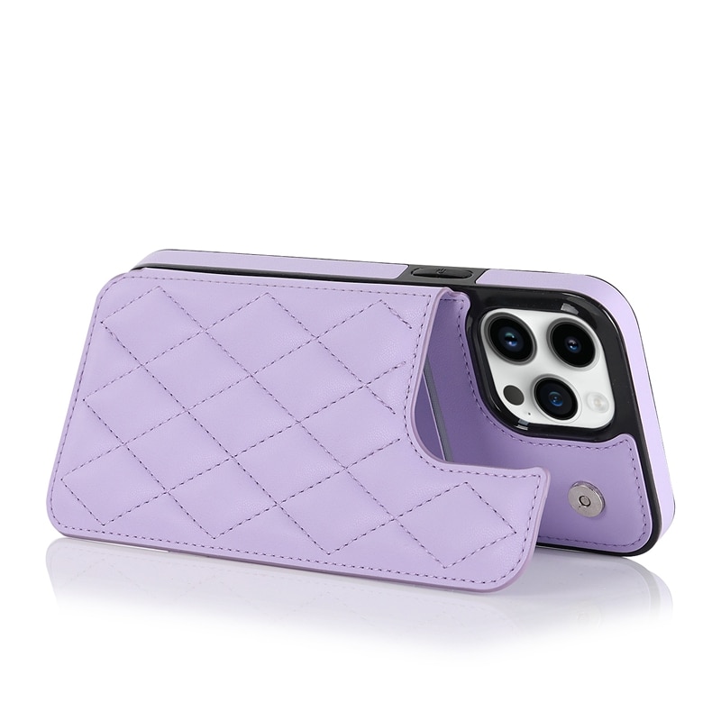 Wallet Double Button Small Fragrant Wind Card Flip Leather Case For iPhone 15 Pro Max 14 13 Mini 12 11 SE 2020 X XS XR 8 7 Plus Wallet Double Button Small Fragrant Wind Card Flip Leather Case For iPhone 15 Pro Max 14 13 Mini 12 11 SE 2020 X XS XR 8 7 Plus