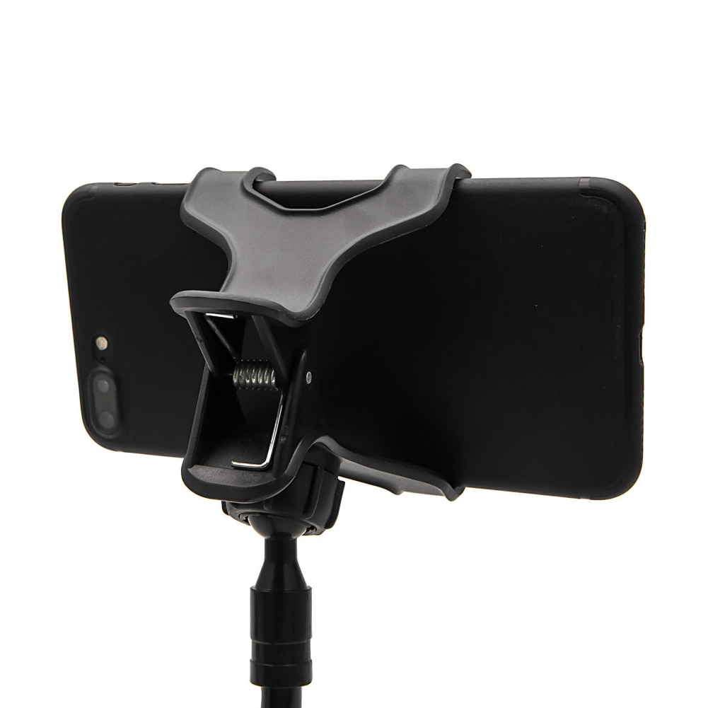 Universal Lazy Mobile Phone Gooseneck Stand Holder Stents Flexible Bed Desk Table Clip Bracket for Phone Flexible Holder Arm
