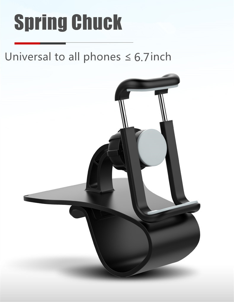 Multi-Functional Universal Car Mobile Phone Holder Easy Clip Mount Stand Panel Dashboard GPS Navigation Bracket Holder For Phone