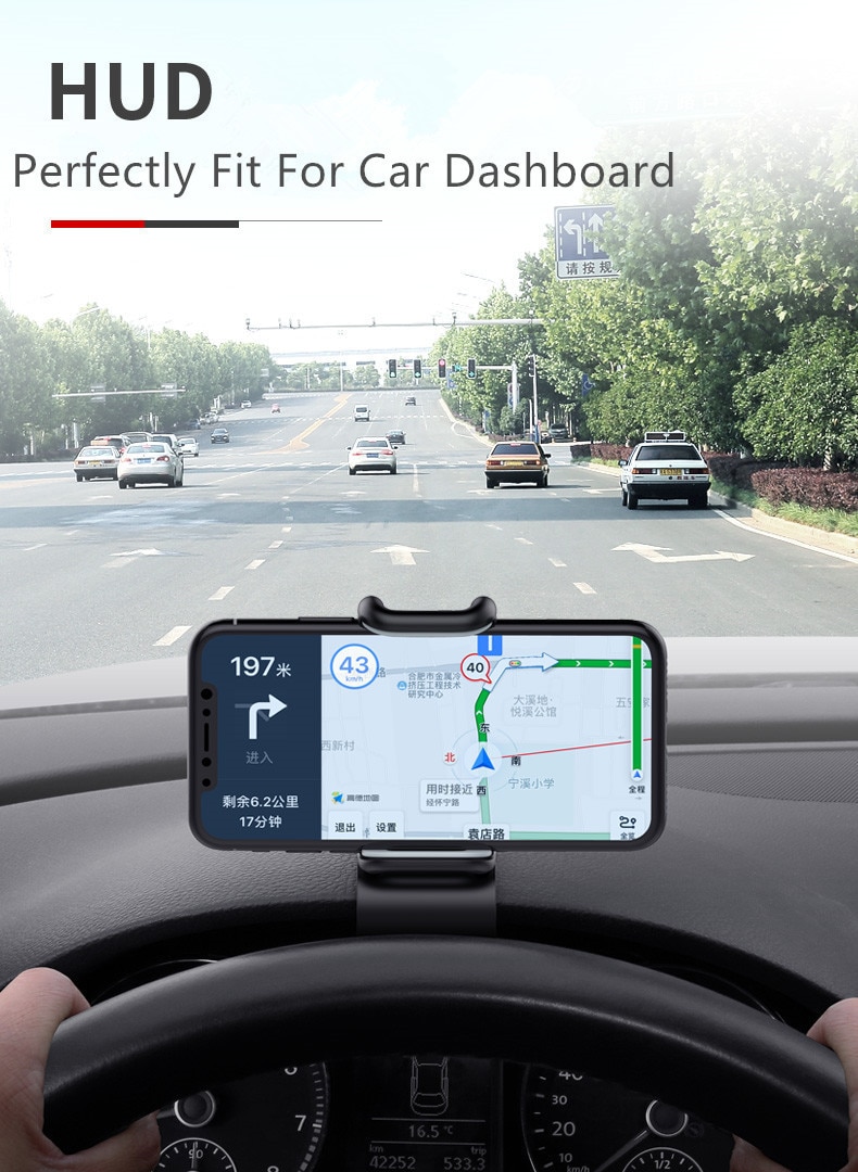 Multi-Functional Universal Car Mobile Phone Holder Easy Clip Mount Stand Panel Dashboard GPS Navigation Bracket Holder For Phone