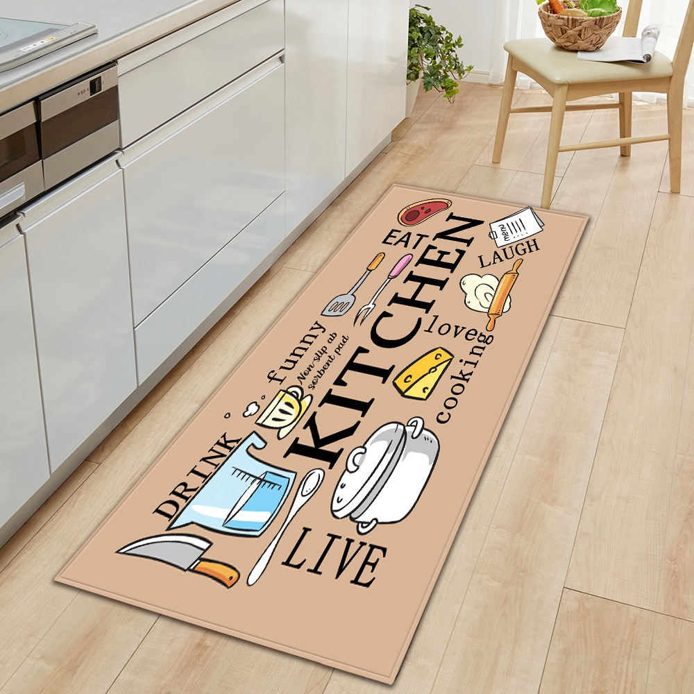 Kitchen Floor Mat Bedroom Living Room Long Bedside Area Rug Hallway Soft Washable Carpet Anti slip Bathroom Entrance Doormat Kitchen Floor Mat Bedroom Living Room Long Bedside Area Rug Hallway Soft Washable Carpet Anti slip Bathroom Entrance Doormat