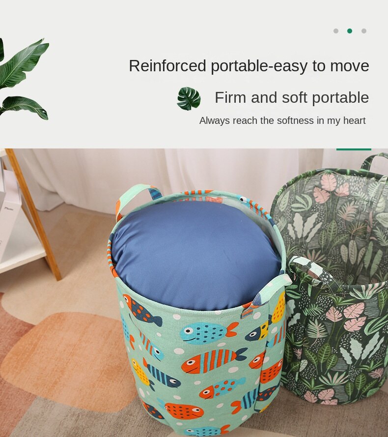 New Print Laundry Basket Portable Foldable Home Laundry Storage Bag Cotton Linen Hamper for Kids Toys Dirty Clothes Basket Large New Print Laundry Basket Portable Foldable Home Laundry Storage Bag Cotton Linen Hamper for Kids Toys Dirty Clothes Basket Large