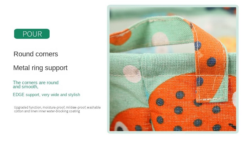 New Print Laundry Basket Portable Foldable Home Laundry Storage Bag Cotton Linen Hamper for Kids Toys Dirty Clothes Basket Large New Print Laundry Basket Portable Foldable Home Laundry Storage Bag Cotton Linen Hamper for Kids Toys Dirty Clothes Basket Large