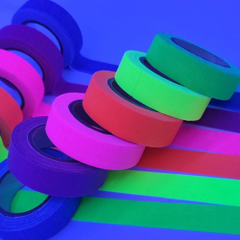 UV Glow Cotton Tape Neon Gaffer Party Tape Safety Warning Neon Tape UV Tape Wedding Decorations Home Decorations UV Glow Cotton Tape Neon Gaffer Party Tape Safety Warning Neon Tape UV Tape Wedding Decorations Home Decorations