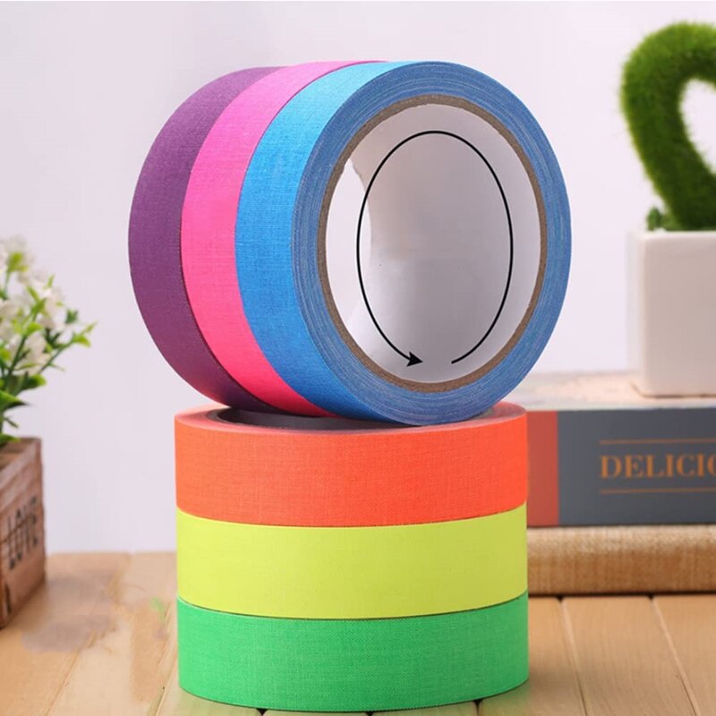 UV Glow Cotton Tape Neon Gaffer Party Tape Safety Warning Neon Tape UV Tape Wedding Decorations Home Decorations UV Glow Cotton Tape Neon Gaffer Party Tape Safety Warning Neon Tape UV Tape Wedding Decorations Home Decorations