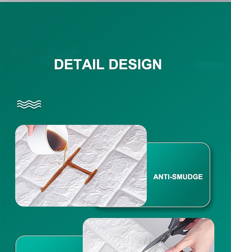 70cm*2m Long 3D Brick Wall Stickers DIY Decor Self-Adhesive Waterproof Wallpaper for Kids Room Bedroom Kitchen Home Wall Decor 70cm*2m Long 3D Brick Wall Stickers DIY Decor Self-Adhesive Waterproof Wallpaper for Kids Room Bedroom Kitchen Home Wall Decor