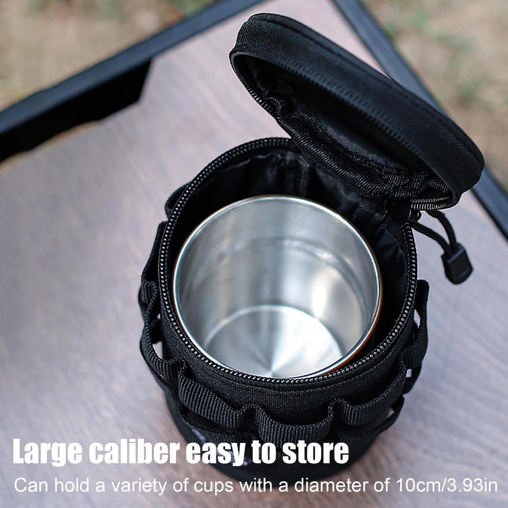 Tacticals Molle Water Bottle Bag Military Outdoor Camping Hiking Water Bottle Storage Holder Multifunction Kettle Carrier Pouch