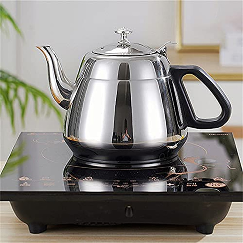 Kettle Tea Water Stove 1.2L/1.5L/2L Stainless Steel Stove Teapot Pot For Hotboiling Pots Gas Coffee Induction Home Camping Kettle Tea Water Stove 1.2L/1.5L/2L Stainless Steel Stove Teapot Pot For Hotboiling Pots Gas Coffee Induction Home Camping