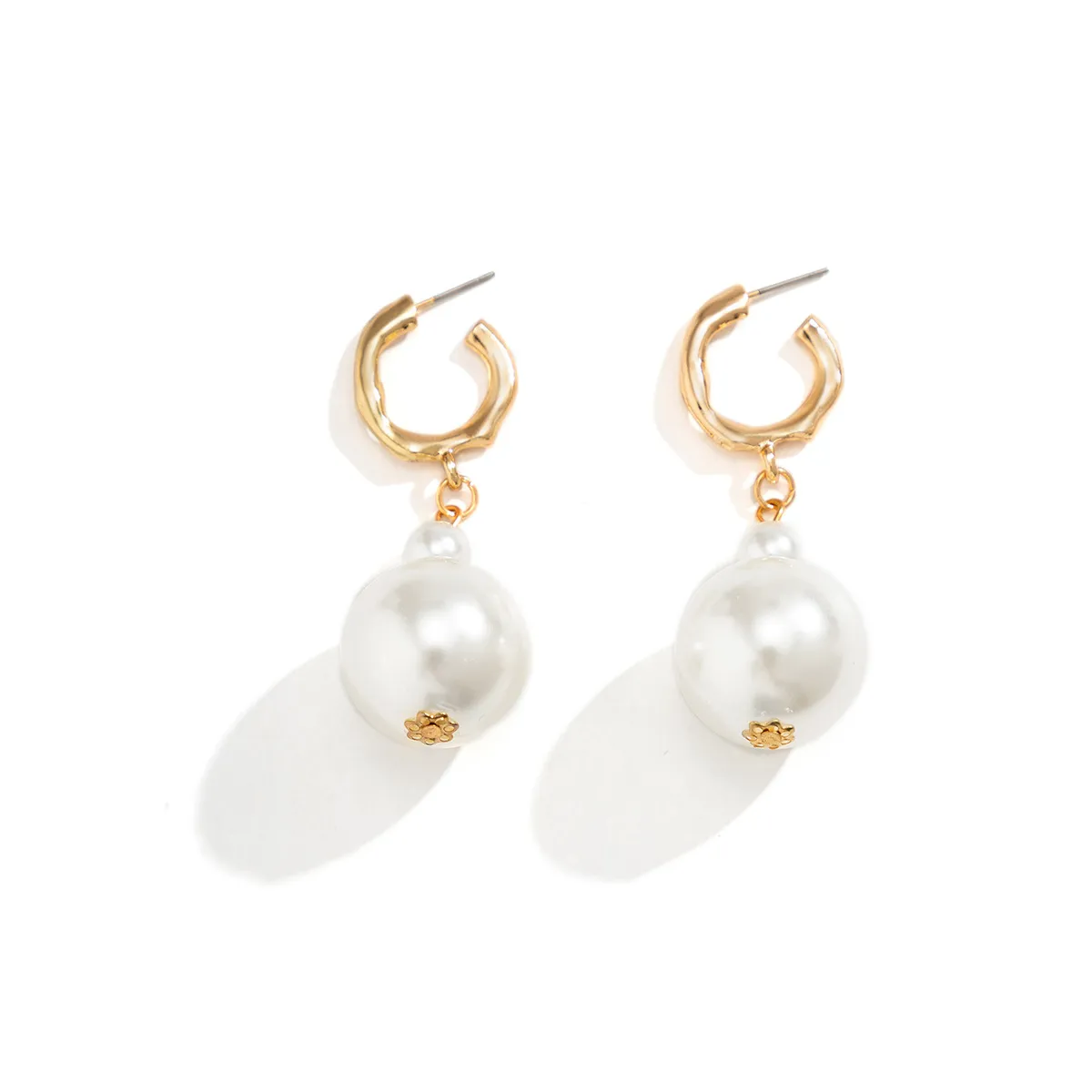 Imitation Pearl Necklace Bracelet Earrings for Women Fashion Jewelry Set Exaggerated Design