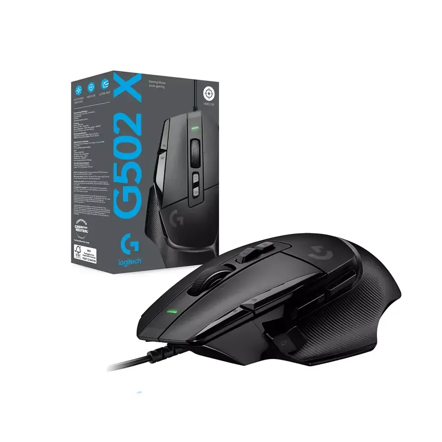 Mouse Logitech G502 X, imagen 2