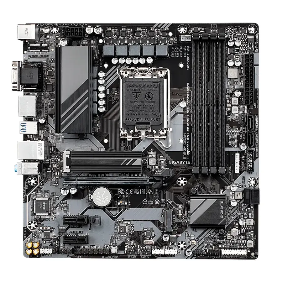MBO Gigabyte B760M DS3H 13va LGA1700 DDR5 2DP HDMI M.2 USB3.2 PCIe4.0 mATX