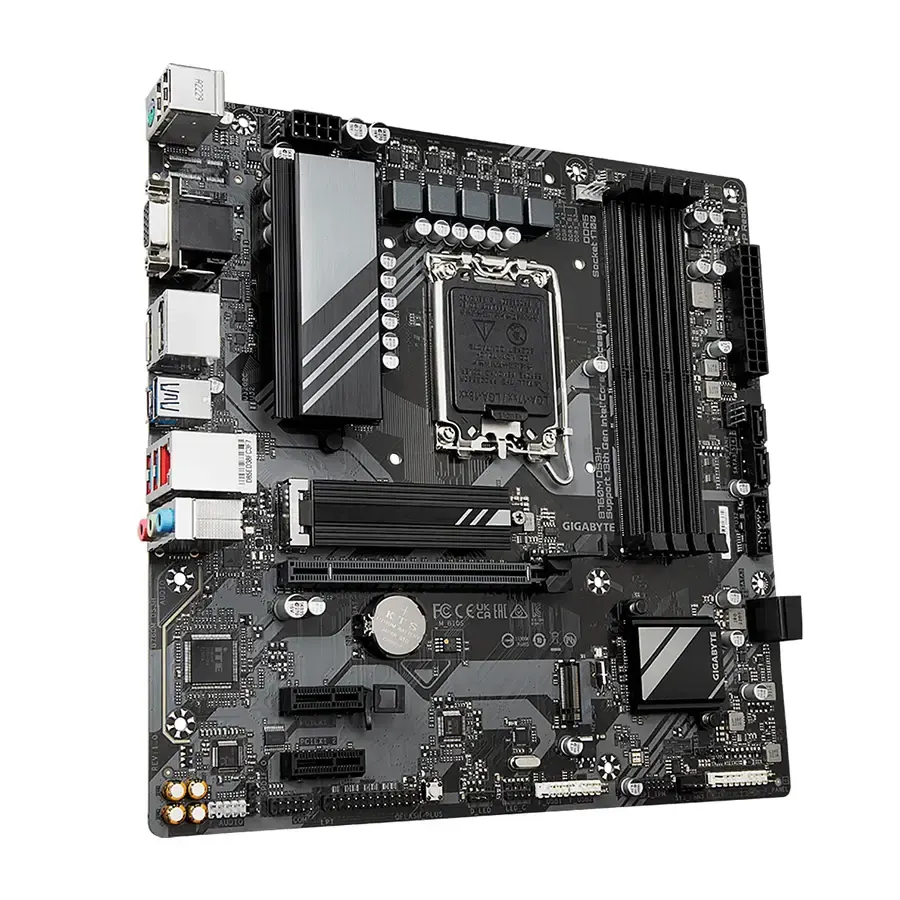 MBO Gigabyte B760M DS3H 13va LGA1700 DDR5 2DP HDMI M.2 USB3.2 PCIe4.0 mATX, imagen 2