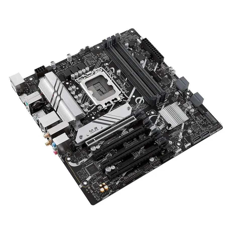 MBO ASUS Prime B760M-a AX 13va 4DDR5-5600 WIFI BT 2HDMI DP 2M.2 12USB PCIe4.0 mATX, imagen 2