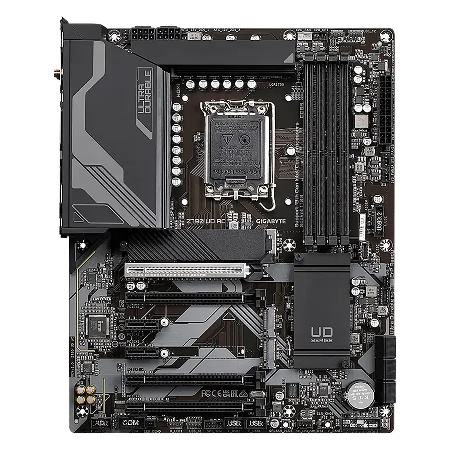 MBO Gigabyte Z790 UD AC 13va LGA-1700 4DDR5 WIFI BT HDMI DP 3M.2 USB-C PCIe5.0 ATX