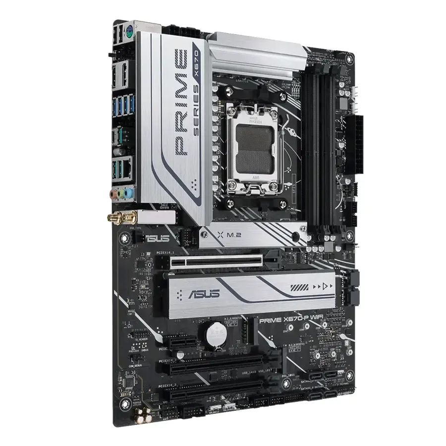 MBO ASUS Prime X670-P AMD Ryzen 7000 DDR5 Wiifi BT HDMI DP 3M.2 USB3.2 PCIe4.0 ATX, imagen 2