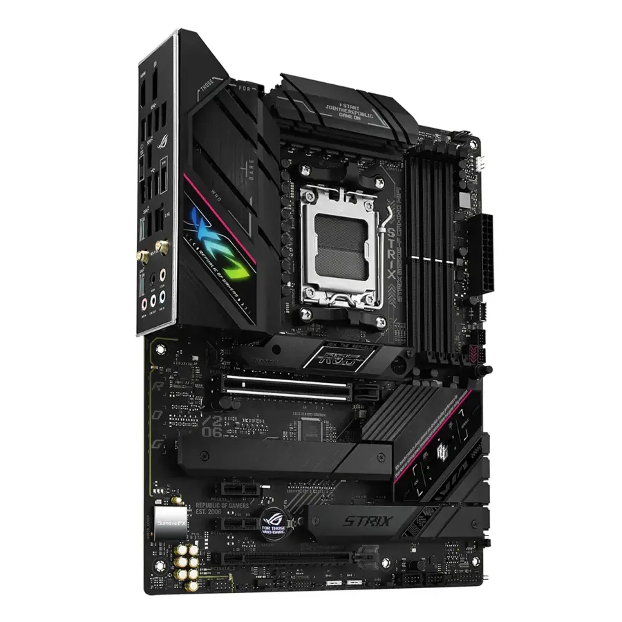 MBO ASUS ROG B650E-F Gaming WIFI AMD Ryzen 7000 4DDR5 HDMI DP PCIe5.0 BT 3M.2 2USB3.2 ATX