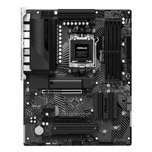 MBO ASRock X670E PG Lightning AMD5 HDMI-DP 4xDDR5 11USB 4SATA3 PCIe3x16-1x1 M.2 ATX