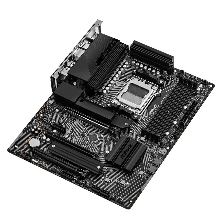 MBO ASRock X670E PG Lightning AMD5 HDMI-DP 4xDDR5 11USB 4SATA3 PCIe3x16-1x1 M.2 ATX, imagen 2