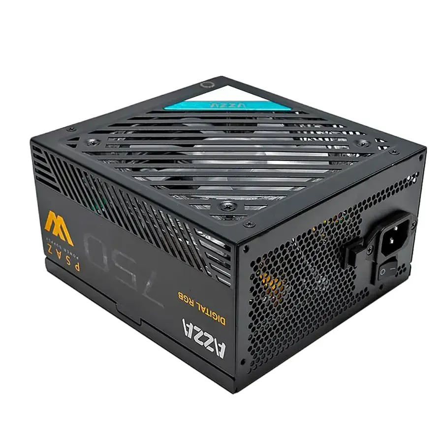 FUENTE DE PODER AZZA PSAZ-750W 750W 80 Plus Bronze Negro ARGB