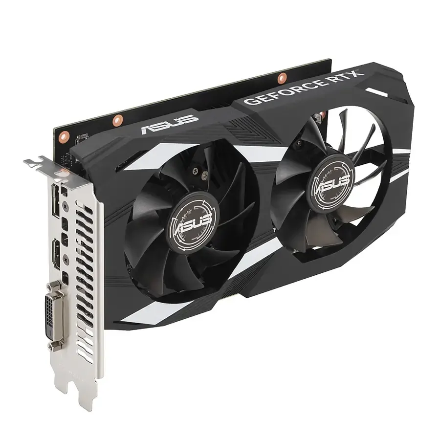 VIDEO ASUS Dual Geforce RTX-3050 OC 6GB GDDR6 96Bits DVI-D HDMI DP PCI Exp. 4.0, imagen 2