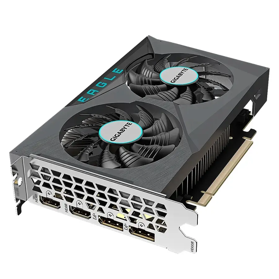 Video Gigabyte GV-N3050 Geforce RTX-3050 Eagle OC 6GB GDDR6 HDMI DP Pci-E4.0 2Vent., imagen 2