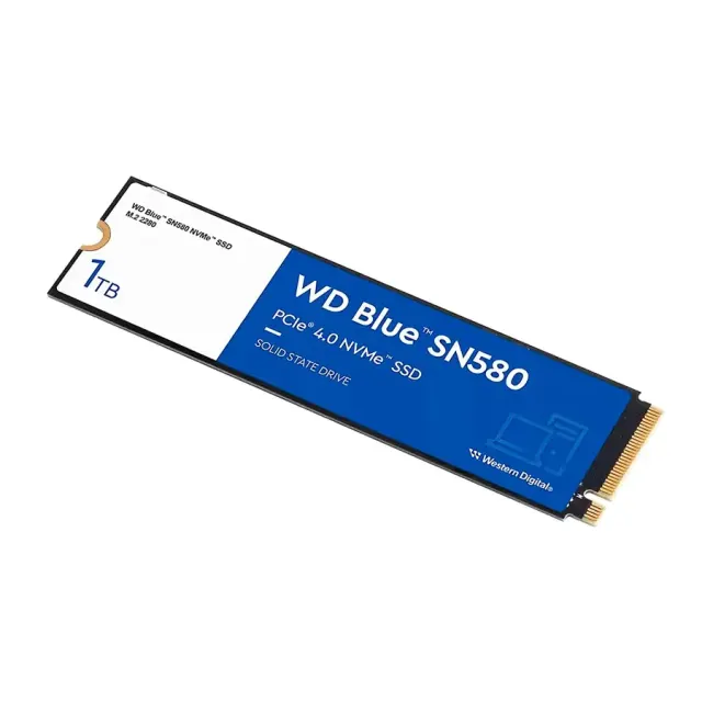 SSD Western Digital SN580 NVME 1TB GEN4 PCIE M.2 2280 4150MBS Blue