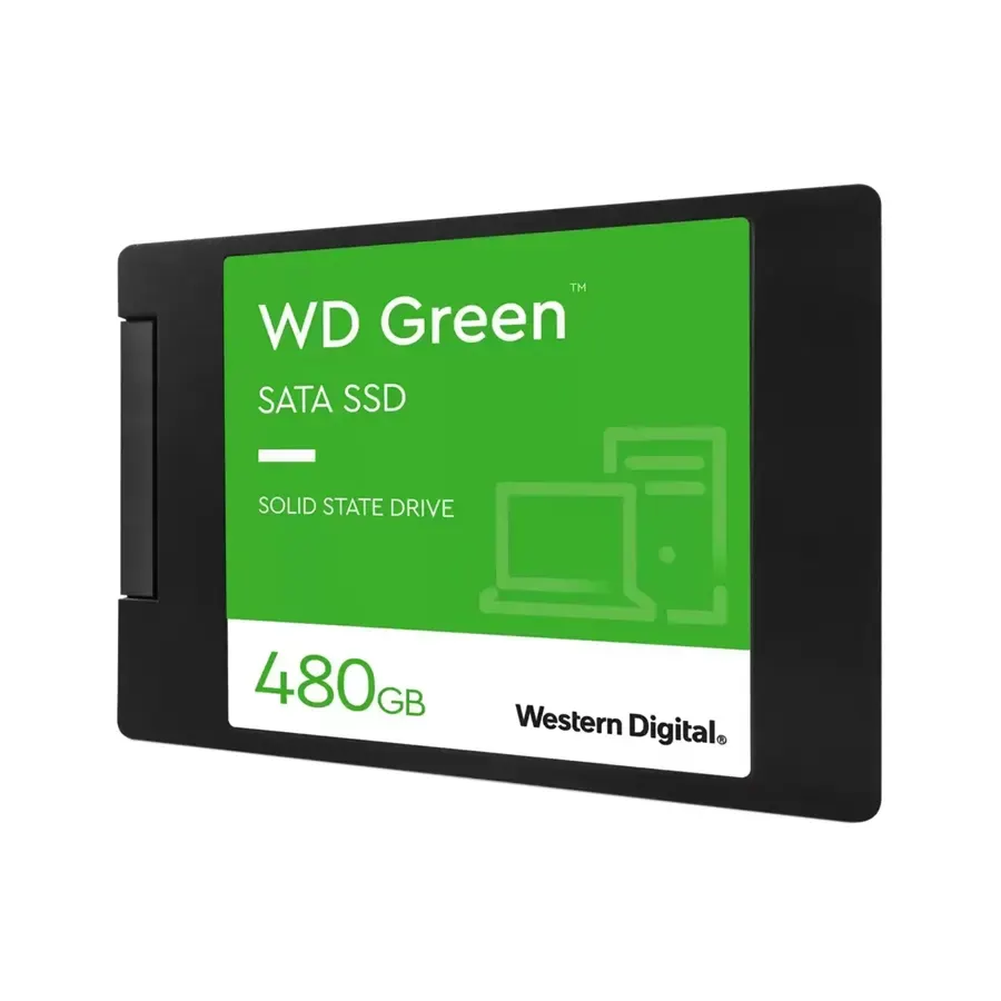 SSD Western Digital 480GB L3.96-W2.75-H0.28 SATA3 545MB-S Green, imagen 2