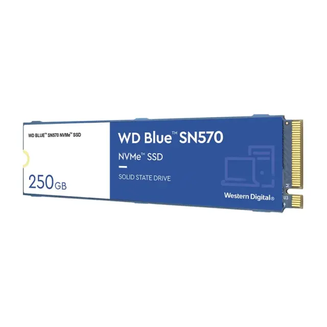 SSD Western Digital 250GB M.2 2280 NVME SN570 Blue