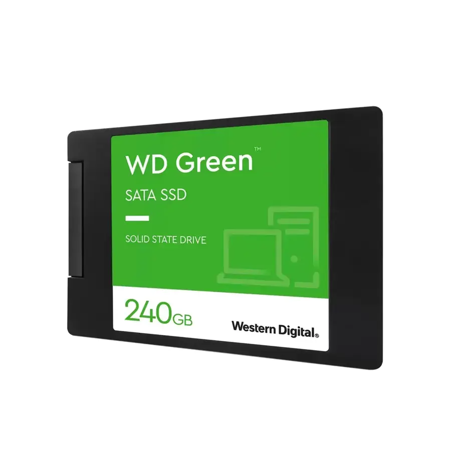 SSD Western Digital 240GB L3.96-W2.75-H0.28 SATA3 545MB-S Green, imagen 2