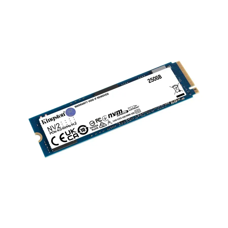 SSD Kingston NV2 250GB M.2 2280 NVME Interno PCIE 4.0 Gen 4X4 Hasta 3000 Mbs