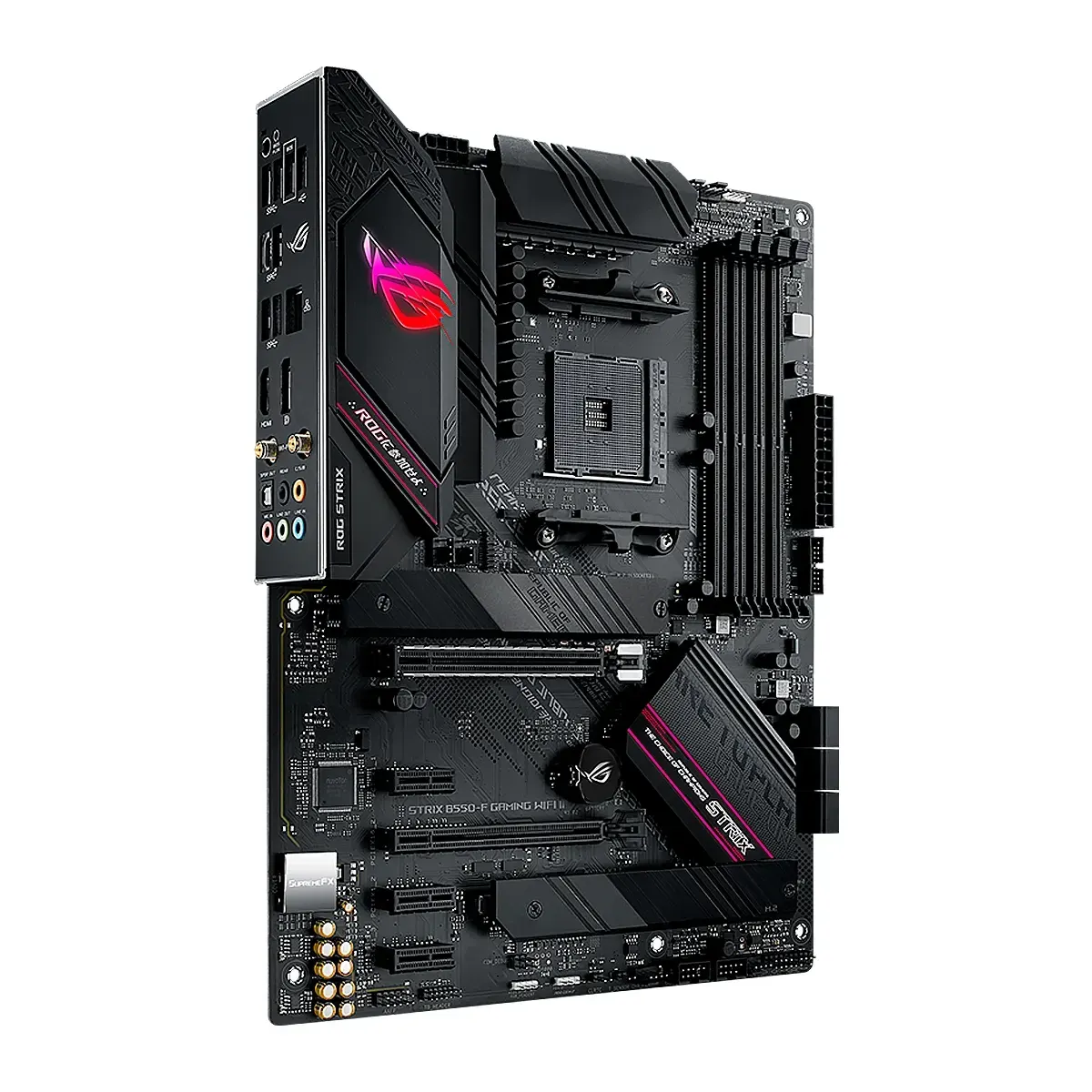 MBO ASUS ROG Strix B550-F Gaming WIFI II AMD Ryzen 5000 4DDR4 DP HDMI 2M.2 USB3.2 PCIe4.0 ATX, imagen 2