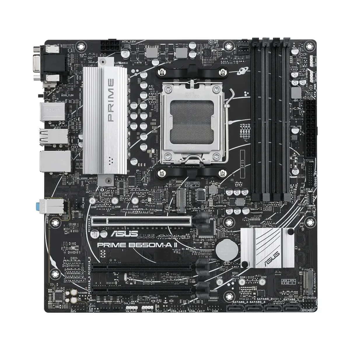 MBO ASUS Prime B650M-a II Csm AMD 7000 4DDR5 VGA HDMI DP PCIE5.0 M.2 USB3.2 Micro-ATX