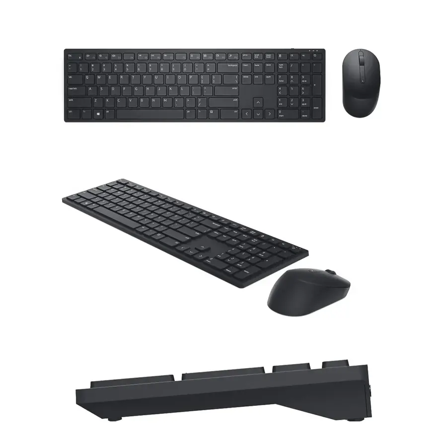 Keyboard And Mouse Dell KM-5221W Wireless USB Negro SP