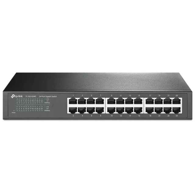 Switch para Escritorio / Armario Rack de 24 Puertos Gigabit TP-Link TL-SG1024D